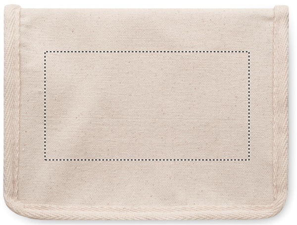 Sac isotherme pour 6 canettes: Emplacement du logo – dessus du produit