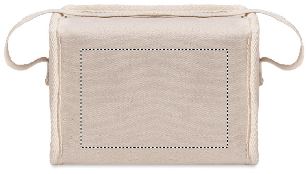 Sac isotherme pour 6 canettes: Emplacement du logo – face arrière du produit