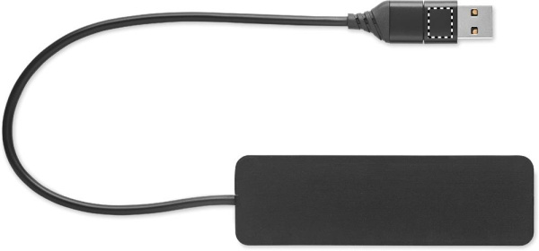 Hub USB-C à 4 ports USB: Emplacement du logo — Connecteur