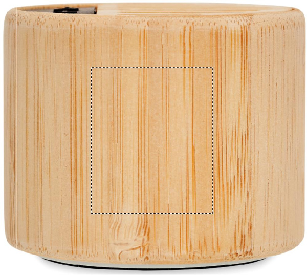 Wireless Lautsprecher Bambus: Logoposition – Seite 2 des Produkts