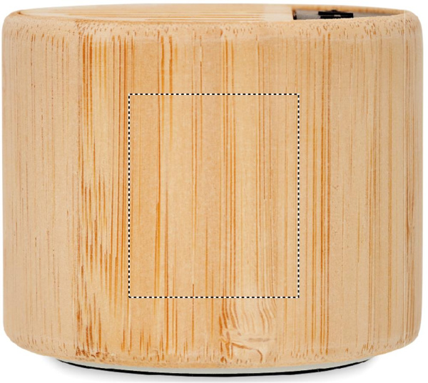 Wireless Lautsprecher Bambus: Logoposition – Seite 3 des Produkts