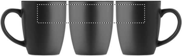Dwukolorowy kubek ceramiczny 290 ml: Ceramic transfer – mug