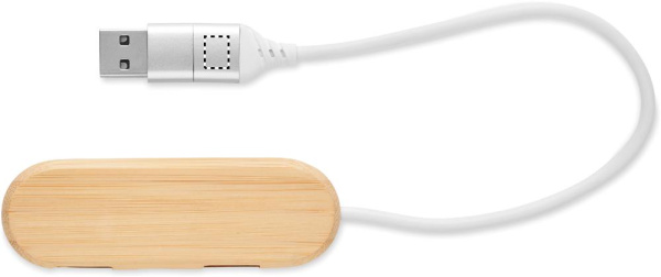 Разветвитель USB: Место нанесения логотипа – Сторона вилки 2