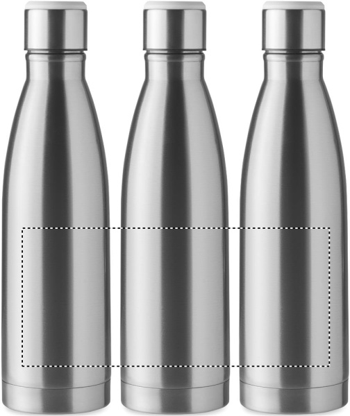 Dubultsienu pudele 500 ml: Apļveida sietspiede – apkārt izstrādājumam