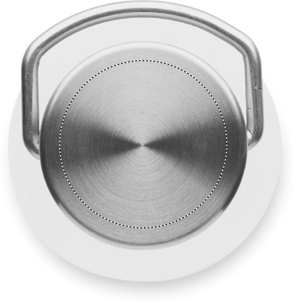 Glasflasche 500 ml: Logoposition – Deckel