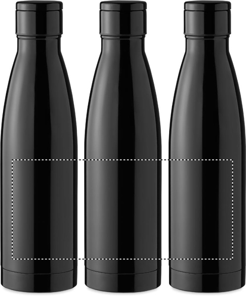 Termosflaska med termometer 500 ml: Rundscreentryck – runt produkten