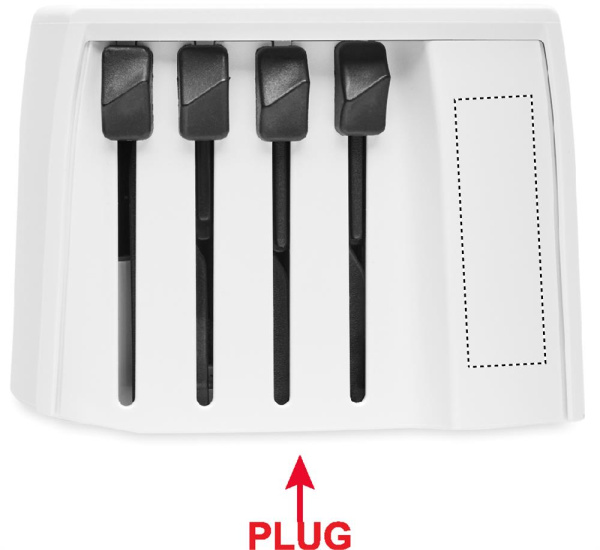 Adapter podróżny SKROSS MUV USB A/C: Logo position – side 1 of the product