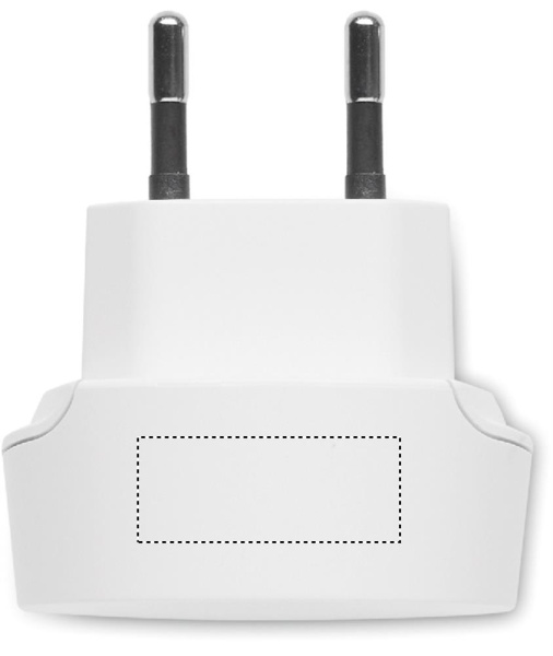Ładowarka SKROSS Euro USB (AC): Położenie logo – górna część produktu