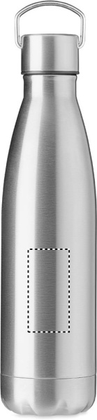 Termosflaska 500 ml: Logotypens placering – produktens framsida