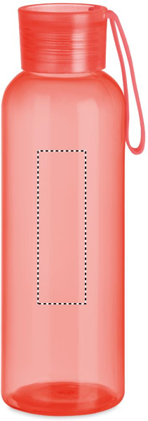 Tritan™ pudel silikoonist riputusaasaga 500 ml: Logo asukoht – toote esikülg