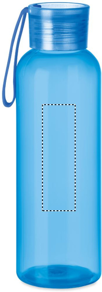 Tritan™ pudel silikoonist riputusaasaga 500 ml: Logo asukoht – toote tagakülg