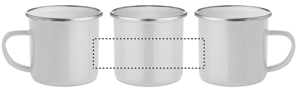 Sublimatsioonikruus emailiga 350ml: Ringtrükk – ümber toote