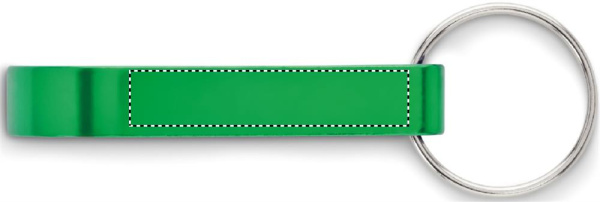 Perdirbto aliuminio raktų pakabukas Nokia: Logotipo vieta – gaminio viršus