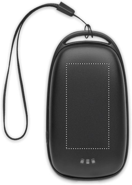 Handwärmer 4000 mAh Powerbank: Logoposition – Vorderseite des Produkts