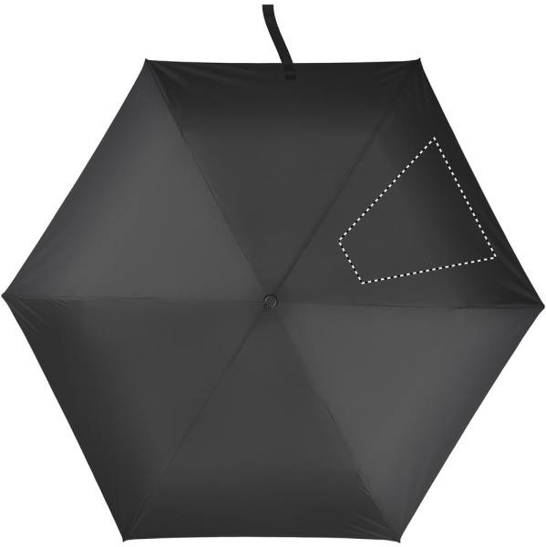 MINIBRELLA ultraleichter 19" windfester Taschenschirm: Logoposition – Segment 3