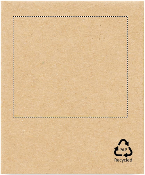 Casse-tête rectangulaire en bois: Emplacement du logo – face arrière du produit