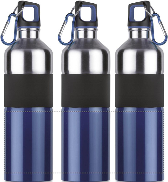 Edelstahl-Trinkflasche 750 ml: 360°-Druck – rund um das Produkt