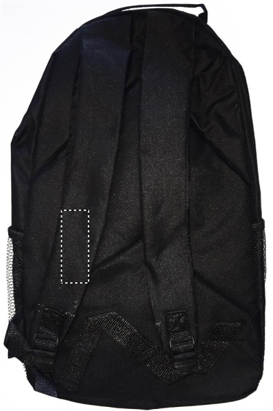 Adventure backpack: Logo position – left shoulder strap
