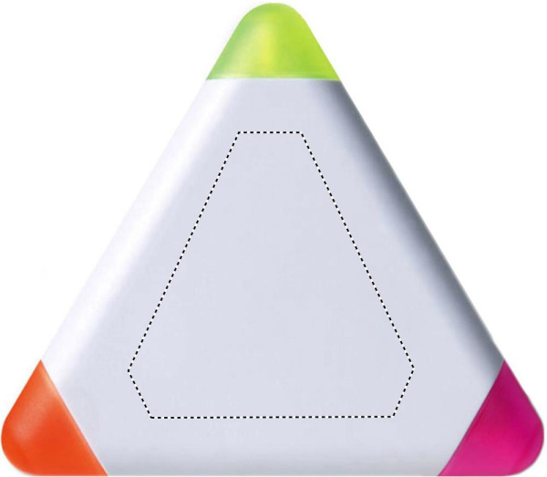 Surligneur triangulaire: Impression numérique — Arrière du produit