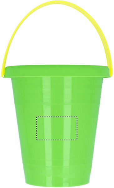 Ensemble de plage pour enfant: Emplacement du logo – face arrière du produit