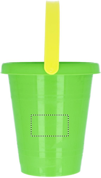 Ensemble de plage pour enfant: Emplacement du logo – côté droit du produit