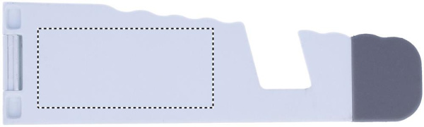 Support pour tablette et smartphone: Emplacement du logo – côté gauche du produit