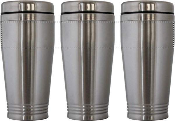 Dubbelväggad termosmugg Rodeodrive 400 ml: 360°-tryck – runt produkten