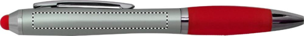 Stylus pastapliiats: Logo asukoht – pastapliiatsi korpus: vasakukäelise kasutaja poolel