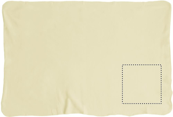 Kinder-Fleece-Decke: Logoposition – Decke