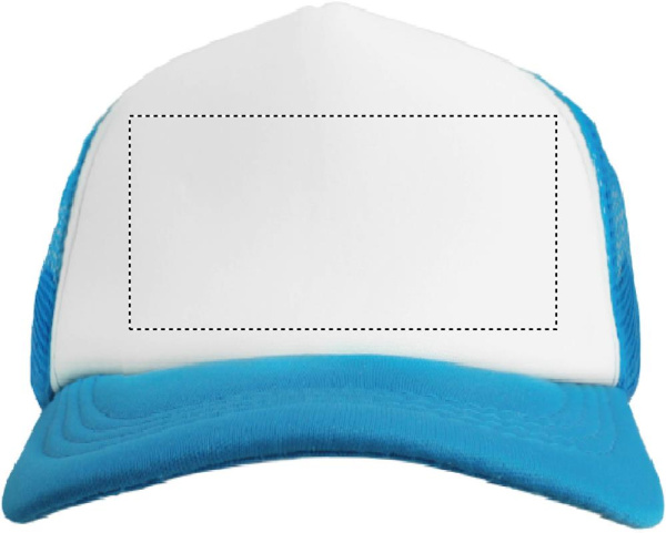 Casquette trucker à 5 panneaux: Impression par sublimation — Avant du produit