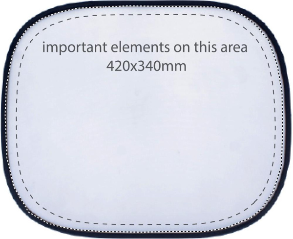 Ensemble de 2 protections pour vitres de voiture: Emplacement du logo — Pièce 2