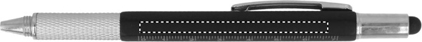 Spirit level pen with ruler: Logo position – barell right