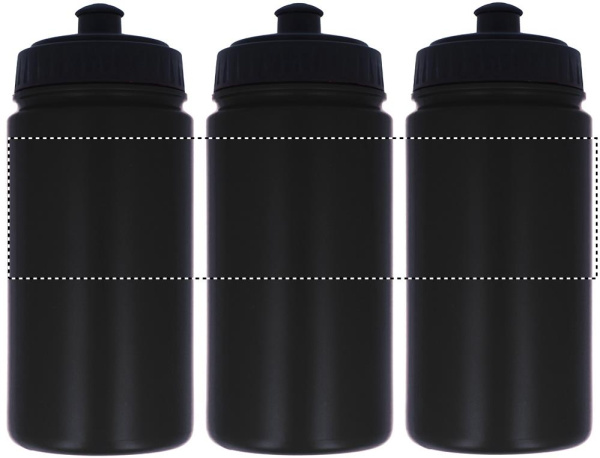 Sporttrinkflasche 500 ml: Digitales Etikett – Flasche