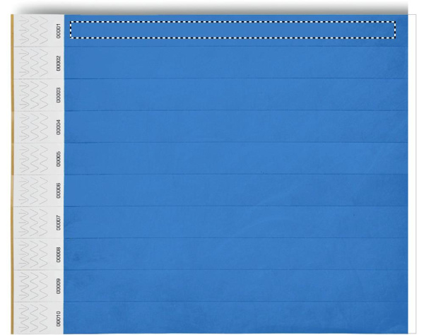 Tyvek® Event Armband: Logoposition – Gurt