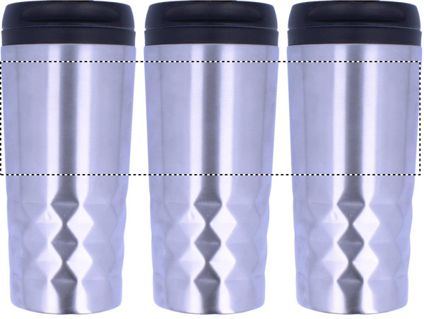 Tampas kaheseinaline termostass 280 ml: 360° trükk – ümber toote