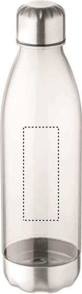 Milk bottle shaped Tritan™ bottle 600 ml: Logo position – back of the product