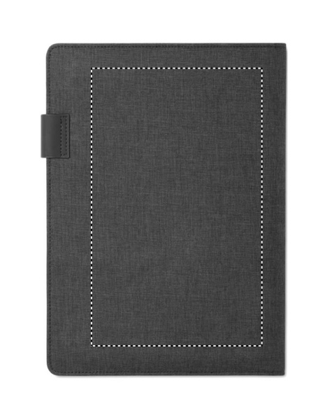 Conférencier A4 avec batterie externe: Emplacement du logo – face arrière du produit