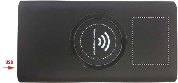 Wireless power bank Type C: Logo position – upper-right area of the product