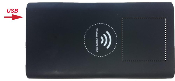 Wireless power bank Type C: Logo position – lower-right area of the product