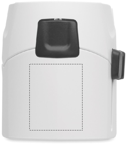 PRO Light 2x USB, 3 pôles: Emplacement du logo – face avant du produit