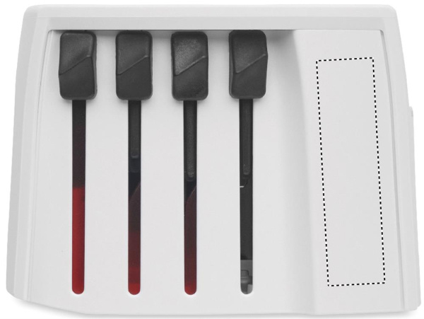 MUV USB, 2 pôles: Emplacement du logo – côté gauche du produit