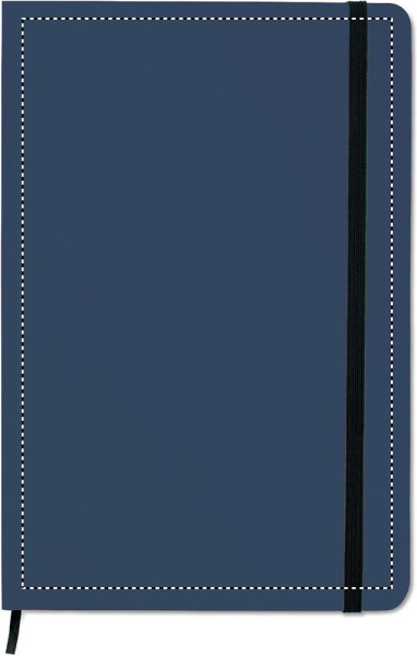 A5 notebook w/stylus 72 lined: Logo position – front of the product