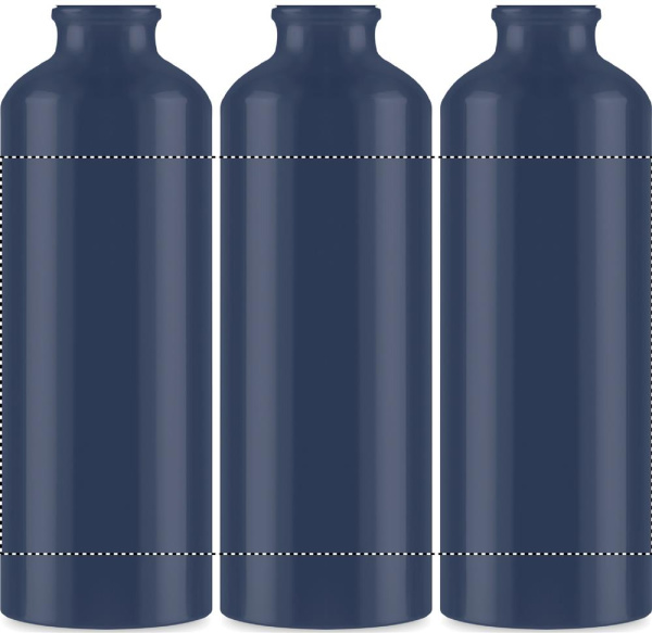 Vienas sienas alumīnija pudele 750 ml ar karabīni: 360° lāzergravēšana – apkārt izstrādājumam