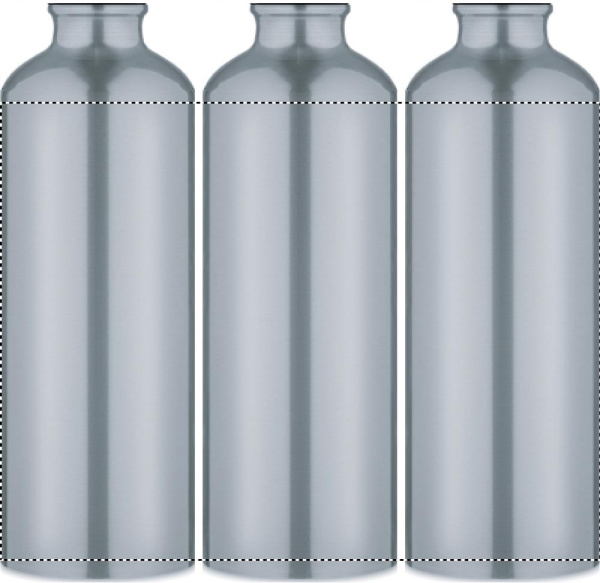Vienas sienas alumīnija pudele 750 ml ar karabīni: 360° digitālā druka – apkārt izstrādājumam