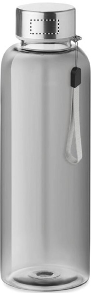 Tritan™-juomapullo 500 ml: Logon sijainti – kansi