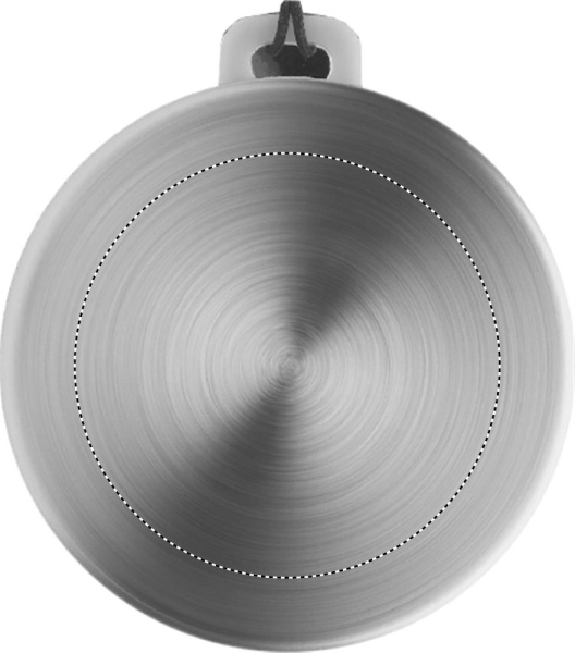 Glastrinkflasche mit Neoprenhülle 500 ml: Logoposition – Deckel: Oberseite