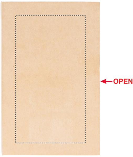 Desk memo set with calendar: Screen printing – front of the product