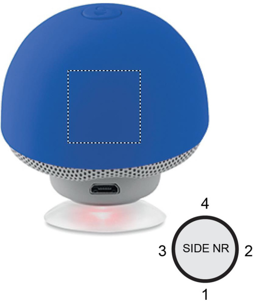Mini wireless Lautsprecher: Logoposition – Seite 4 des Produkts