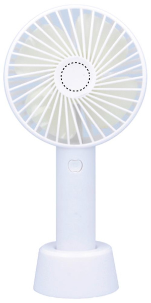 USB lauaventilaator koos alusega : Logo asukoht – Fan