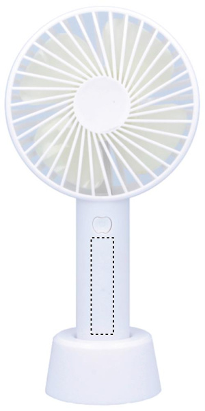 USB lauaventilaator koos alusega : Logo asukoht – käepide